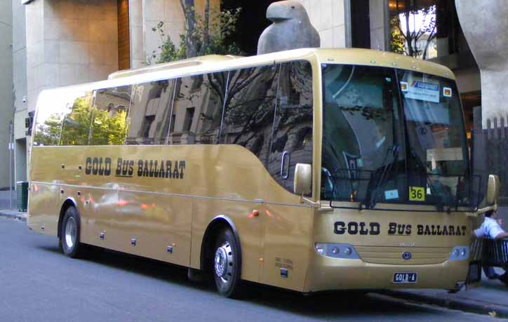 Gold Bus Ballarat Volvo B7R Coach Design 6
